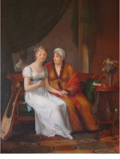 image087 Une mère recevant la  confidence de sa fille – Constance Charpentier – Salon de 1812