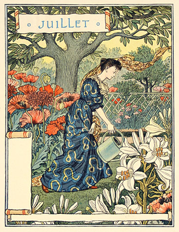 Eugène Grasset - Juillet