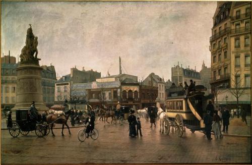 Edmond Georges Grandjean - La Place Clichy en 1896