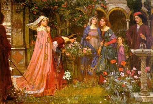 William John-Waterhouse - Le Jardin Enchanté