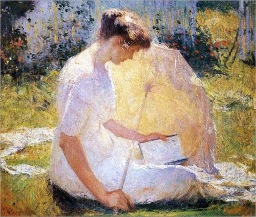 Frank W. Benson - The Reader 1910